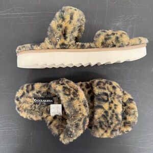 Koolaburra Women's Leopard Print Fuzzy Slippers